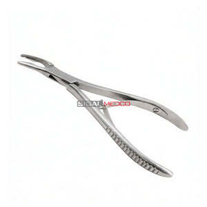 Rongeur chirurgical manuel à action simple en acier inoxydable de qualité supérieure pour le contournement précis des os et la dissection fine des tissus vétérinaires - Product Image 1