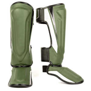 Muay Thai Padding Elastic Material Shin Pads in <b>Step</b> Mma Shin Protector Boxing <b>Kick</b> Shin Guard Leg Guards - Product Image 1