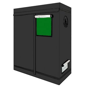 Tenda per Coltivazione Idroponica LY per Uso Domestico 120*60*150cm, Smontabile, Verde e Nera in PVC, con Finestra, Nuova Condizione, Pompa Aeroponica Inclusa - Product Image 1