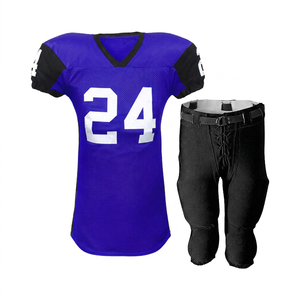Uniforme de Fútbol Americano Personalizado de Primera Calidad, 100% Poliéster, Ropa Deportiva de Secado Rápido, Fabricante de Uniformes para Equipos, Hecho en Pakistán - Product Image 1