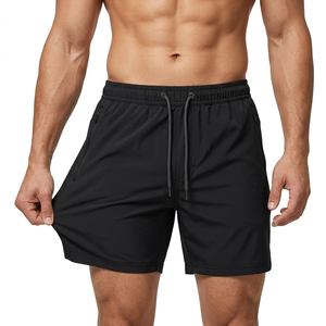 Shorts de sport vintage pour homme, taille mi-haute élastique, séchage rapide, en nylon léger et respirant, pour la gym, la course et l'entraînement - Product Image 1