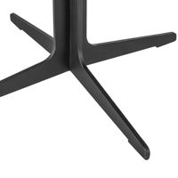Table basse de salon de style italien moderne, ensemble de tables basses rondes noires