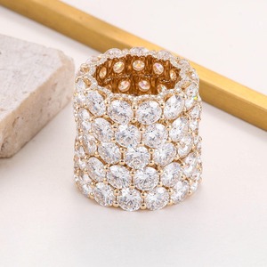 Bague Hiphop en Moissanite la plus vendue, bijoux fins avec construction durable pour un usage quotidien, disponible au meilleur prix - Product Image 2