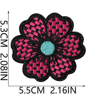 Parches Bordados Personalizados con Nombre, Tela de Sarga Termoadhesiva para Ropa, Bolsos y Gorras, Bajo MOQ - Product Image 6