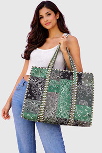 Floral Cotton <b>Tote</b> <b>Bag</b> With Embroidery Open Top Design <b>For</b> Shopping <b>Summer</b> Bohemian Style - Product Image 1