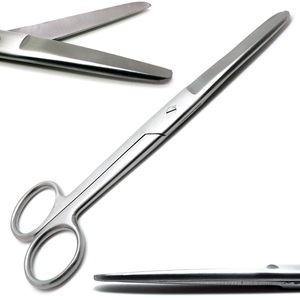 Ciseaux à panser incurvés en acier inoxydable de 5 pouces, manuels, pour une coupe précise en milieu médical et dans l'artisanat de la couture, certifiés CE - Product Image 6