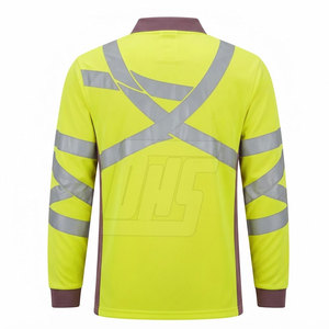 เสื้อโปโลแขนยาวลำลองสำหรับผู้ชาย เสื้อเชิ้ตคอปกสวมใส่สบาย เหมาะสำหรับงานคลังสินค้า ธุรกิจ และบริการ - Product Image 2