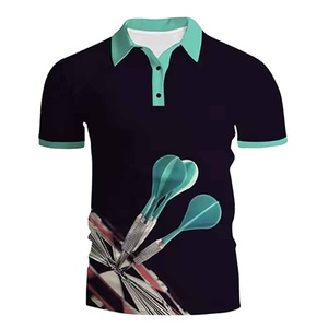 Polo homme en polyester léger de qualité supérieure, manches courtes, confortable, respirant, décontracté, élégant, coupe ample, pour l'été - Product Image 2
