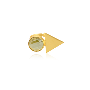 Unique Brass Gold Plated Peridot Hydro <b>Ring</b> <b>Adjustable</b> Handmade Stylish Gemstone Fashion Jewelry for Women - Product Image 1
