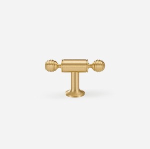 Poignée de meuble moderne en laiton massif, nouveau design, bouton de tirage pour tiroir de cuisine et commode, finition dorée, durable, pour la maison et le bureau - Product Image 2