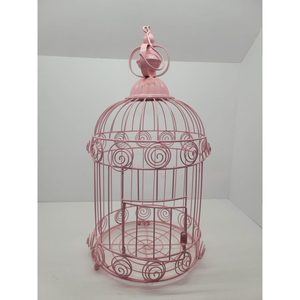 Antique Brass Metal <b>Bird</b> <b>Cage</b> <b>Decorative</b> Vintage Birdcage with Ornate Floral Design Hanging <b>Bird</b> <b>Cage</b> Home Garden Decor - Product Image 2