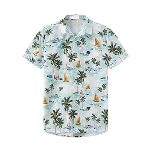 Chemise Hawaïenne Personnalisée à Imprimé Floral pour Homme – Été, Sublimée, Boutonnée, Respirante, Infroissable, Tricotée, Décontractée, Plage, Écologique, Séchage Rapide - Product Image 1