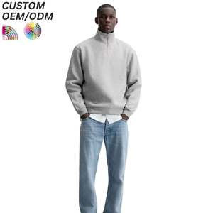 Sudadera de Cuello Redondo para Hombre, Algodón Premium, Color Sólido, Estilo Casual, Logotipo Personalizado, Soporte OEM ODM para Marca - Product Image 1