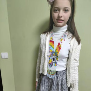 BEAUTYFULL Sale Traditional Necklace,Unicorn Necklace for Girls Colorful Handmade Ukrainian <b>Beaded</b> Gerdan., FOR GIFTED , WEDDING - Product Image 1