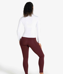 Custom Wholesale Cotton French Terry Women <b>Jackets</b> Embroidered Plain Slim Fitness <b>Ladies</b> <b>Lightweight</b> Zipper up Hoodie - Product Image 6