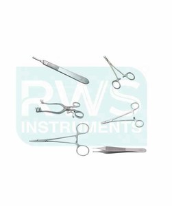 Ensemble d'instruments chirurgicaux pour fistule AV RWS Instruments RWS-BCI-4962 - Instruments manuels réutilisables en acier inoxydable pour la chirurgie pulmonaire CE - Product Image 5