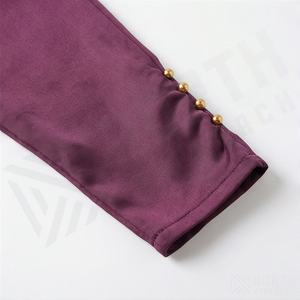 2025 OEM Kimono Abaya pour femmes musulmanes, en tissu polyester épais, doux et très extensible, col en V, manches longues, pour fêtes, Ramadan, mariages - Product Image 5