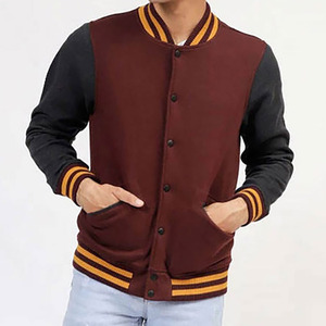 2025 New High Quality Wool Varsity Jacket <b>Men</b> Custom Chenille Embroidery Leather Sleeves Winter Work High Quality snow jacket - Product Image 5