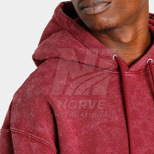 Breathable Men Acid Wash Hoodies Built With Cotton Blended Fabric Offering Soft Feel Comfortable Outdoor And Casual Everyday Use - Product Image 6