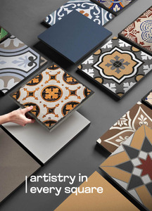 Carreaux de sol en céramique modernes 400x400mm, surface brillante, pour villa, chambre à coucher, export - Product Image 2