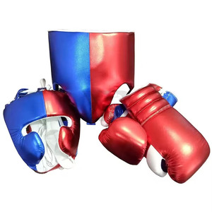 Nouvel ensemble professionnel de boxe en cuir – Gants de boxe en cuir véritable pour hommes – Kits de boxe et MMA - Product Image 6