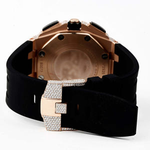 Montre Moissanite Iced Out VVS Diamant Hip Hop Tendance Finition Premium Homme Acier Inoxydable Quartz Bracelet 20mm Cadran Verre - Product Image 4