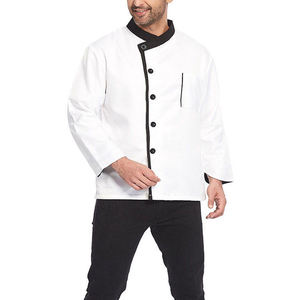 Uniformes de Chef al por Mayor de Alta Calidad, Manga Larga, 100% Algodón Canvas, Transpirables, Hechos a Medida - Product Image 3