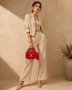 Best Selling Handmade Crochet T <b>Shirt</b> Yarn Shoulder Handbag with Soft Cotton Material for Casual Wear and Office Use for Sale - Product Image 4
