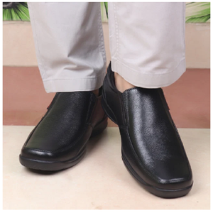 Chaussures habillées noires de qualité supérieure pour hommes, style classique pour le bureau, à lacets, aspect cuir, chaussures de ville pour affaires. - Product Image 6