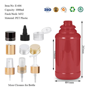 ขวดพลาสติก PET ขนาด 300 มล. 500 มล. 1000 มล. พร้อมหัวปั๊มสเปรย์ สำหรับบรรจุภัณฑ์แบบกำหนดเอง เช่น ครีมอาบน้ำ แชมพู ครีมนวดผม ขายส่งจากโรงงาน - Product Image 6