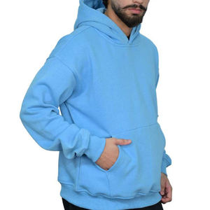 OEM Custom Front Logo Digital Printed Breathable Quick Dry Fleece Fabric Polyester/Cotton Regular Fit Casual Men's Winter <b>Hoodie</b> - Product Image 2