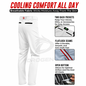 Pantalones de Béisbol Personalizados para Hombre en Azul Rey, 100% Poliéster, Impresión por Transferencia de Calor, Tela de Malla Transpirable, Sin Bolsillos con Cierre, Personalizados - Product Image 5