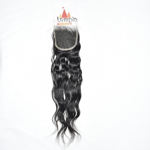 Extensions de cheveux humains vierges naturels non traités, noirs, lisses, de qualité supérieure, 4x4 HD Closure, fabriqués en Inde, pour femmes - Product Image 2