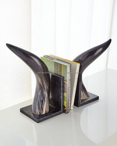 ที่วางหนังสือรูปแตรสุดหรู สำหรับตกแต่งและจัดแสดงวรรณกรรม ชิ้นงานตกแต่งพื้นที่อ่านหนังสือสไตล์ร่วมสมัย งานฝีมือระดับพรีเมียม - Product Image 2