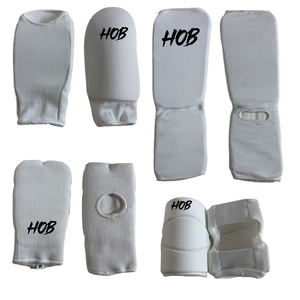 Ensemble de protection élastique pour cheville, gants et genouillères, manchons de compression pour cheville avec protection en nylon et spandex, bandages de cheville - Product Image 1