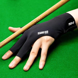 Guantes de Billar Personalizados OEM de Poliéster y Spandex, Impermeables, Transpirables, Antideslizantes, con Cierre de Gancho y Bucle, para Deportes al Aire Libre y Snooker - Product Image 4