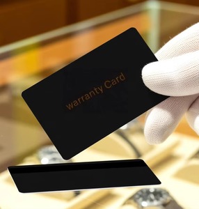 Impression de cartes de garantie personnalisées pour exportateurs indiens avec logo de l'entreprise pour la garantie des produits et le support client en vente - Product Image 4