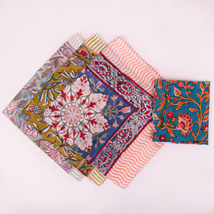 Pañuelo de Cabeza y Cuello de Algodón Hecho a Mano, con Estampado Étnico, Ecológico, de Popelina, para Todas las Temporadas - Product Image 4