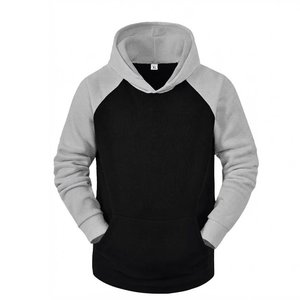 Custom Men's Color Blocking Hooded Tracksuit <b>Set</b> Black Gray <b>Knitted</b> Casual Autumn Wear Activewear Jogger Pants Sweatshirt Outfit - Product Image 3