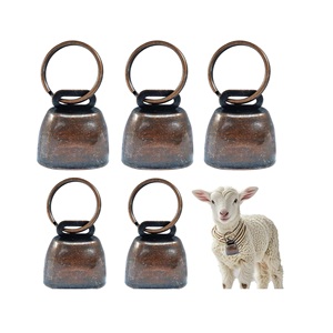 Campanas Pequeñas de Bronce Rojo, Sonido Fuerte y Claro, Campanas Metálicas para Manualidades, Antipérdida para Mascotas, Decoración Navideña, Campanas de Viento - Product Image 6