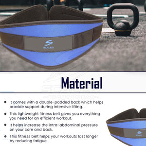High Performance Adjustable Nylon Lever <b>Belt</b> for Weightlifting Protection and Core Stability - Product Image 4