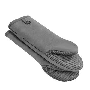Set di Guanti da Forno Mini con Strisce in Silicone Antiscivolo, Leggeri in Cotone per Casa e Barbecue, Resistenti alle Alte Temperature fino a 500°F - Product Image 2