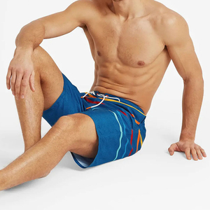 Shorts de bain pour hommes, été, imperméables, séchage rapide, écologiques, respirants, taille élastique, décontractés, sportifs, service OEM - Product Image 6
