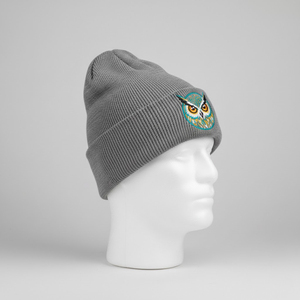 Gorro de Punto Cálido de Acrílico, Personalizable con Logotipo, Gorro de Invierno Unisex Transpirable, Diseño Jacquard Personalizado OEM - Product Image 2