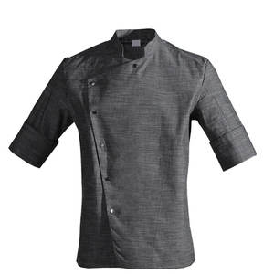 Chaqueta de Chef Cómoda, Ligera y Transpirable, Uniforme de Cocina Profesional de Manga Larga, Equipo de Cocina de Poliéster/Algodón - Product Image 1