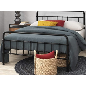 Cadres de lit en métal en acier inoxydable, durables, de style industriel, pour la sécurité incendie, couleur personnalisable, OEM & ODM - Product Image 1