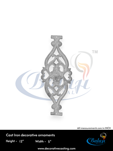 ฝาครอบเสาประตูสวนเหล็กหล่อคุณภาพสูงแบบกำหนดเองจาก Balaji Metals พร้อมโครงตาข่ายตกแต่งแบบจำลอง 3 มิติ ประกอบง่าย - Product Image 3
