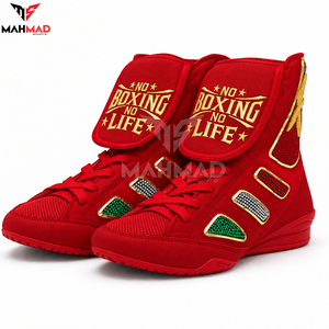 Zapatos de Boxeo Blancos No Boxing No Life de Primera Calidad, Personalizables en Todos los Colores, Profesionales, Ajustables, con Cierre de Cordones, Antideslizantes - Product Image 5