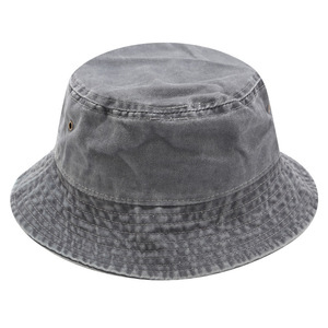 Unisex Solid Color Cotton Canvas Bucket <b>Hat</b> <b>Red</b> Casual Spring Summer Adult - Product Image 5