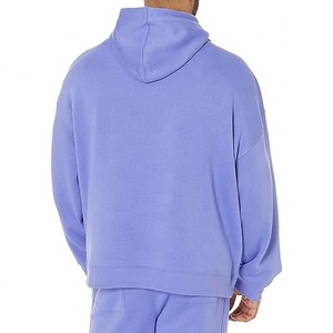 Sudadera con capucha de algodón 100% unisex para hombre de alta calidad, forro polar de gran tamaño para entrenamiento físico, venta al por mayor, básico informal/mezcla de algodón - Product Image 6